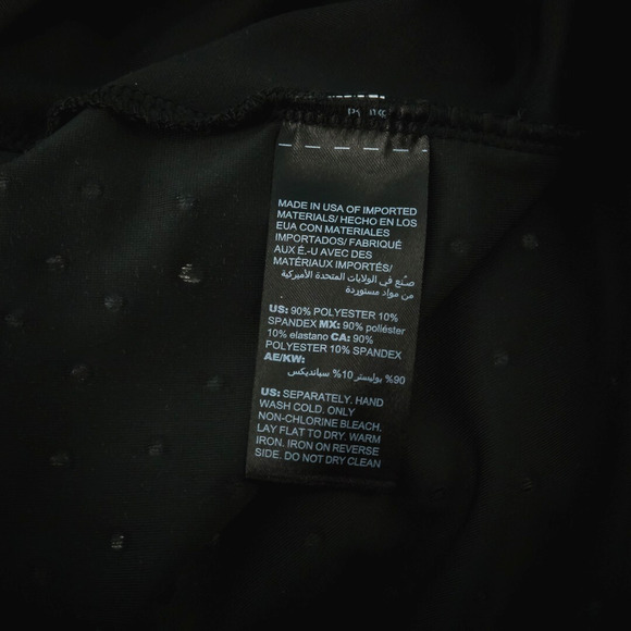 Chico's 3 Size XL Black Traveler's Velvet Jewel Rhinestone Embellished Knit Top - Picture 5 of 6